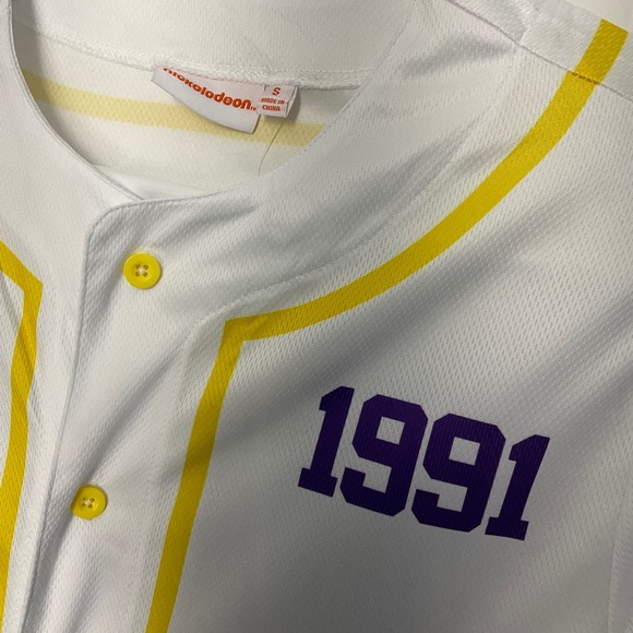 NWT Unisex Nickelodeon Rugrats Born in the 90s White Jersey Small - Picture 2 of 5